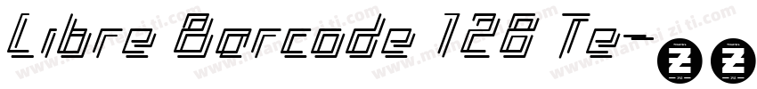 Libre Barcode 128 Te字体转换